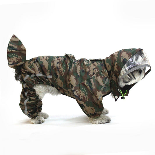 Green Camo Dino Raincoat