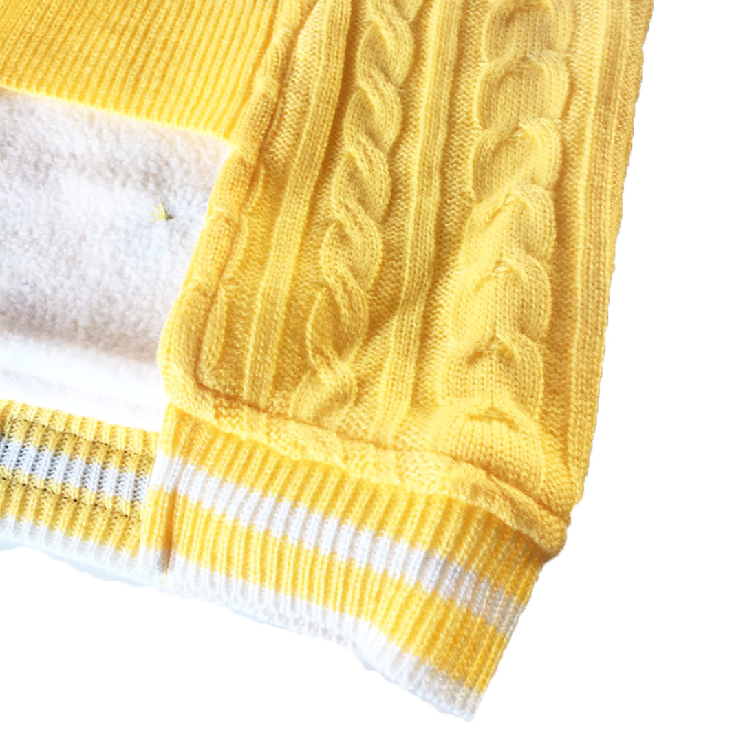 Sun-kissed Yellow Knit Sweater