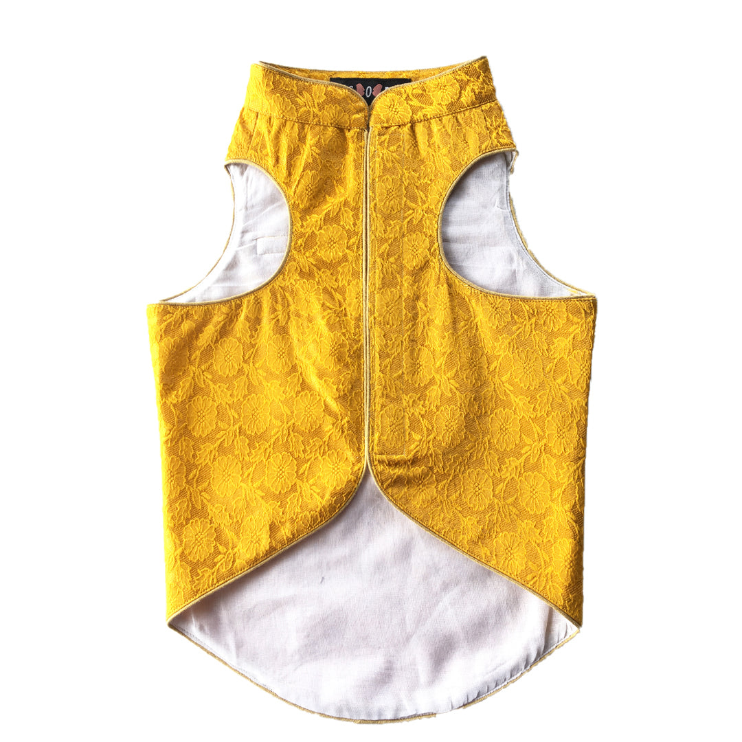 Yellow Floral Sherwani