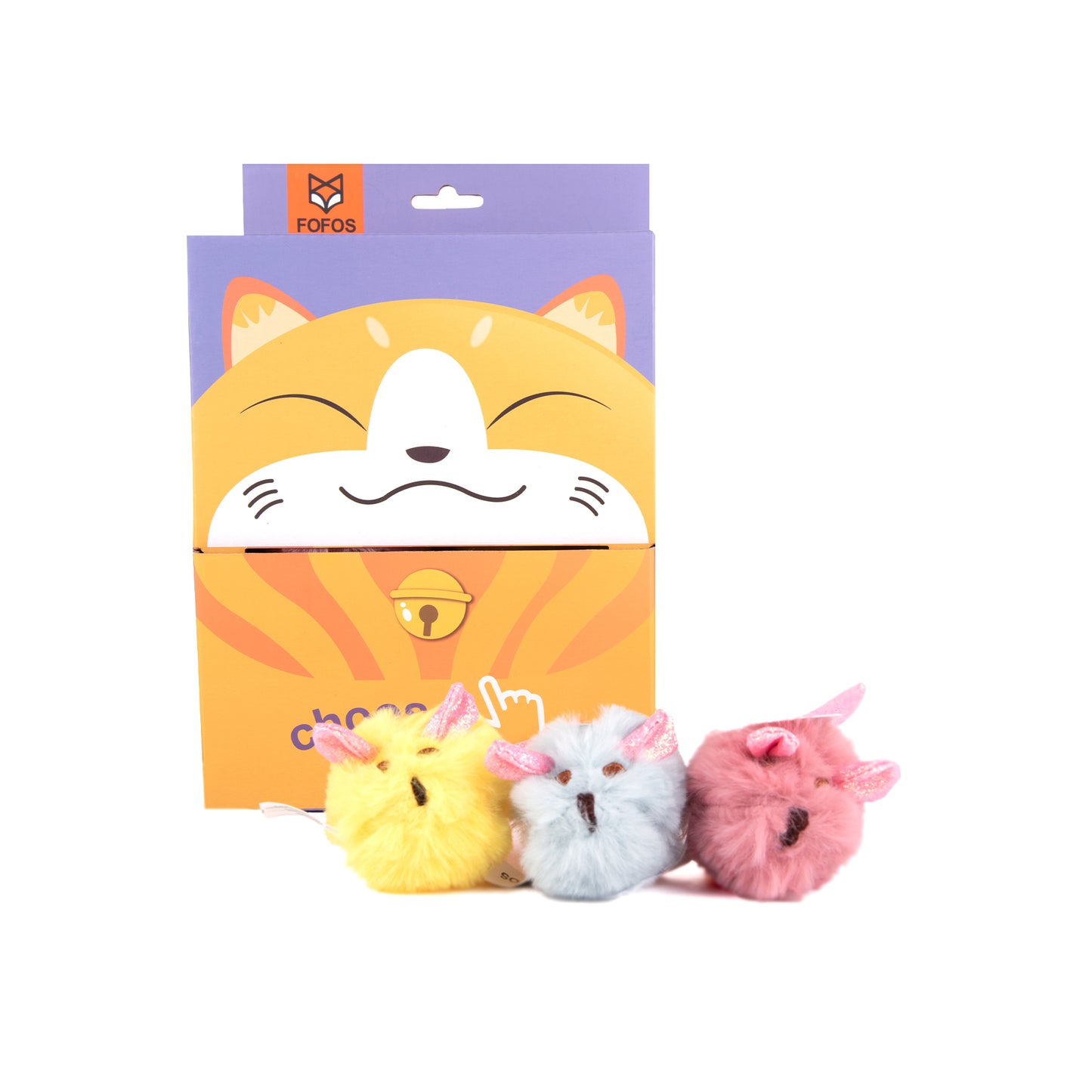Fofos Rattle Mouse 18pcs