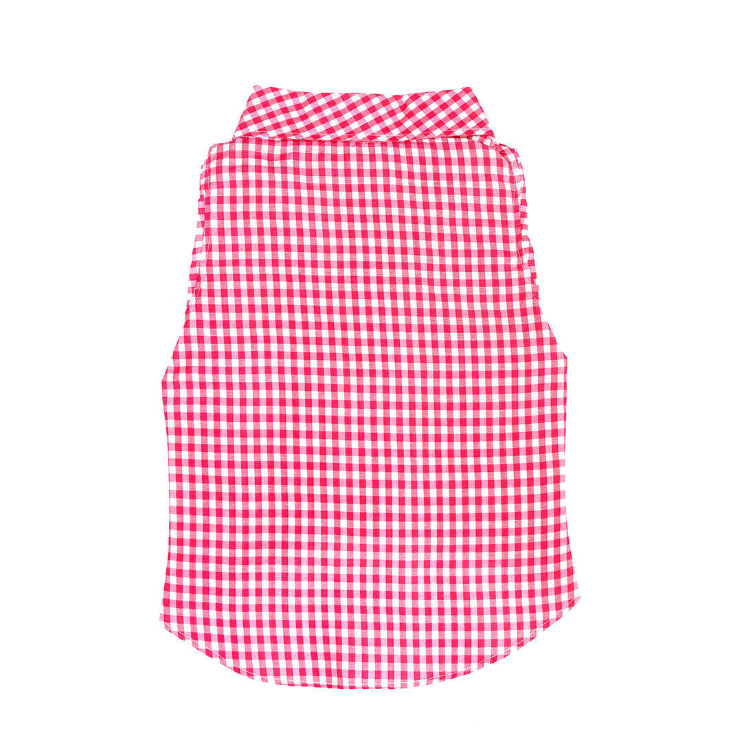 Pink Gingham Shirt