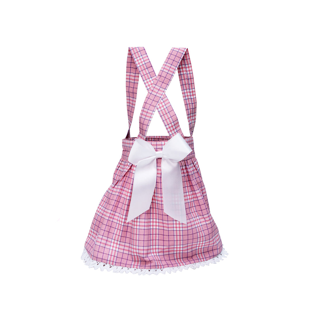 Pink Suspender Frock