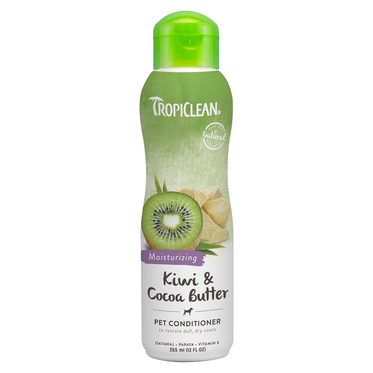 Tropiclean Kiwi & Cocoa Butter Pet Conditioner (Moisturising)
