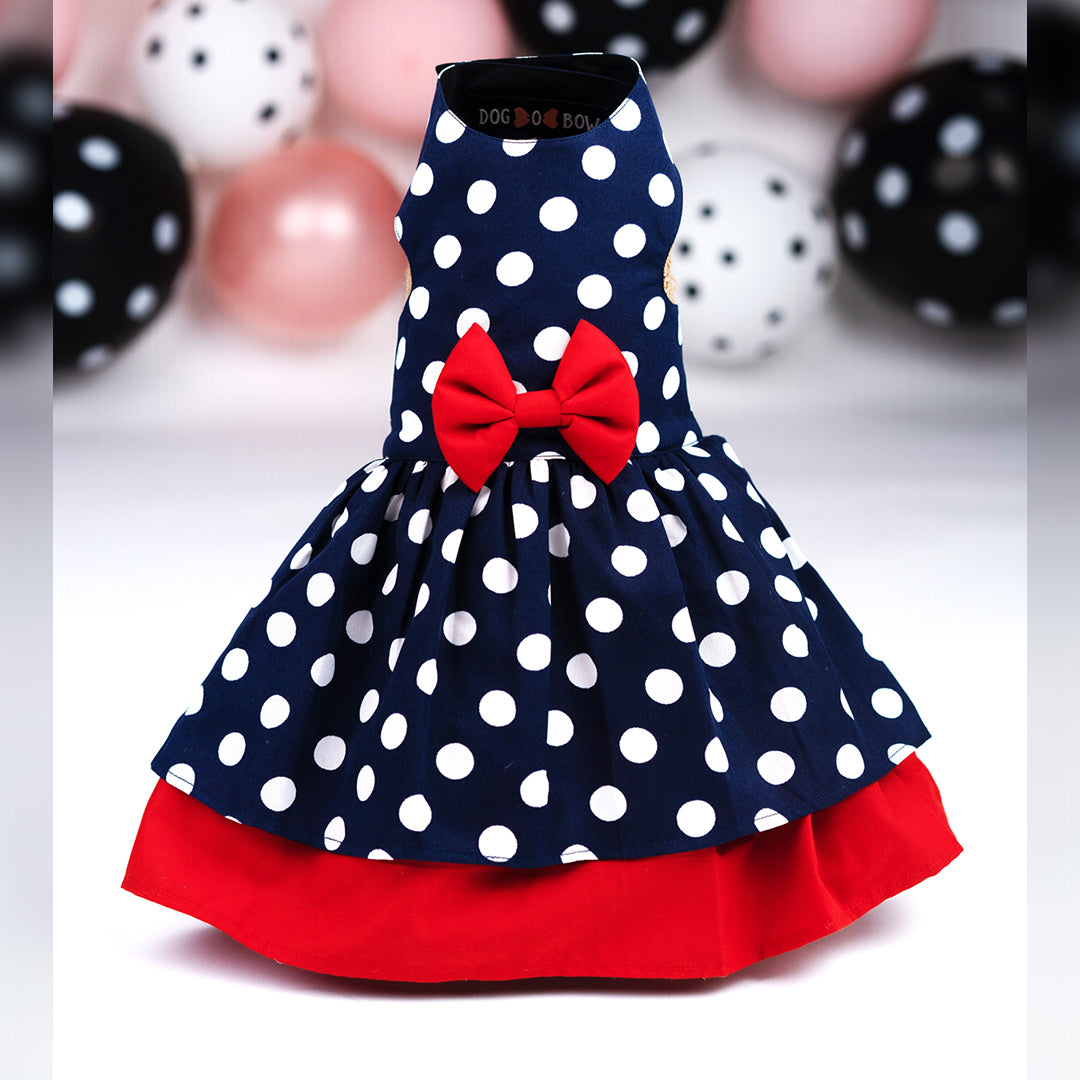 Red Blue Polka Dot
