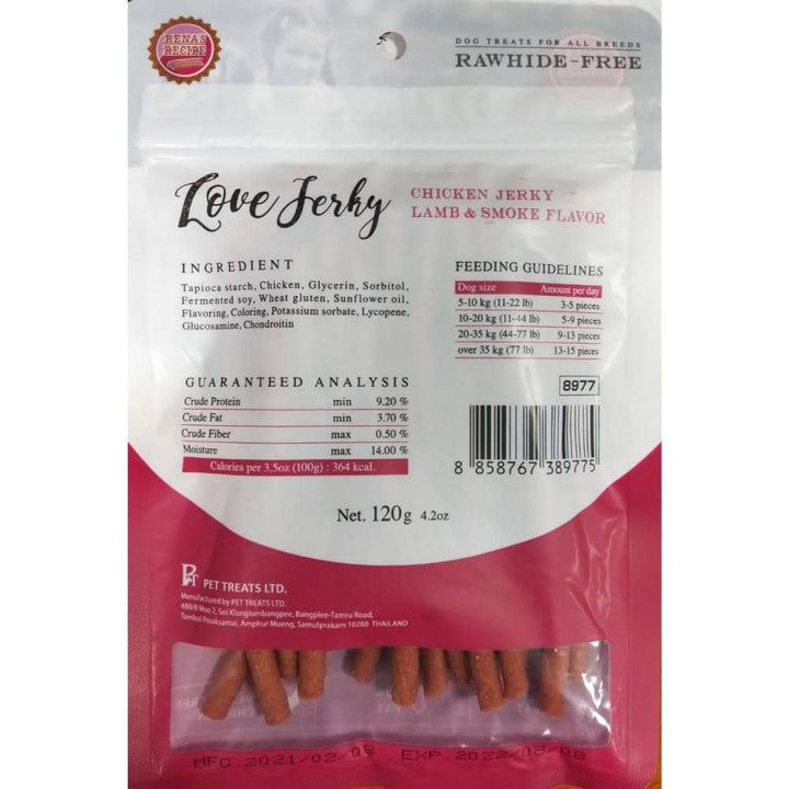 Love Jerky Smoked Lamb Sticks 120gm