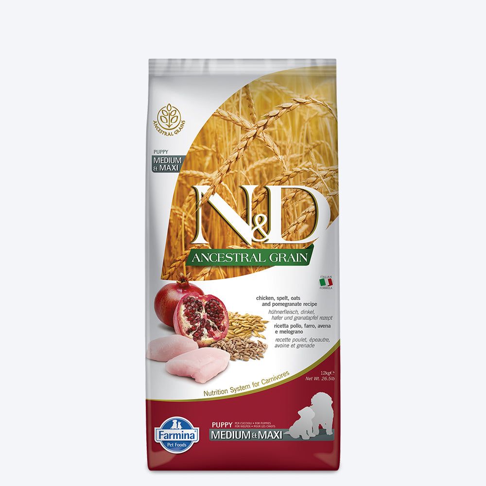 N&D DOG AG CHICKEN & POMEGRANATE ADULT MEDIUM/MAX