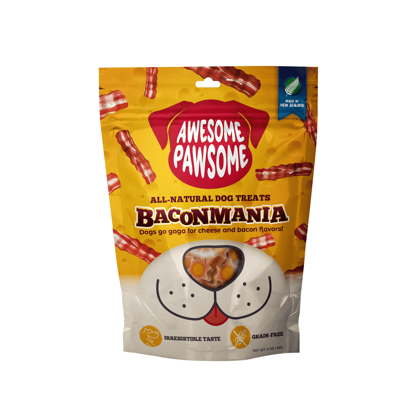 Baconmania All-Natural Grain -Free Dog Treats 85gm