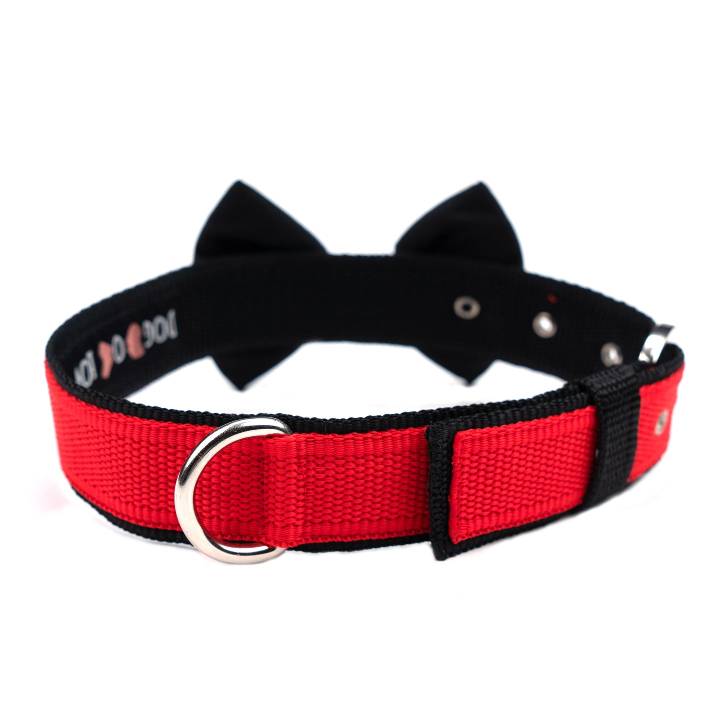 Black Bow Collar