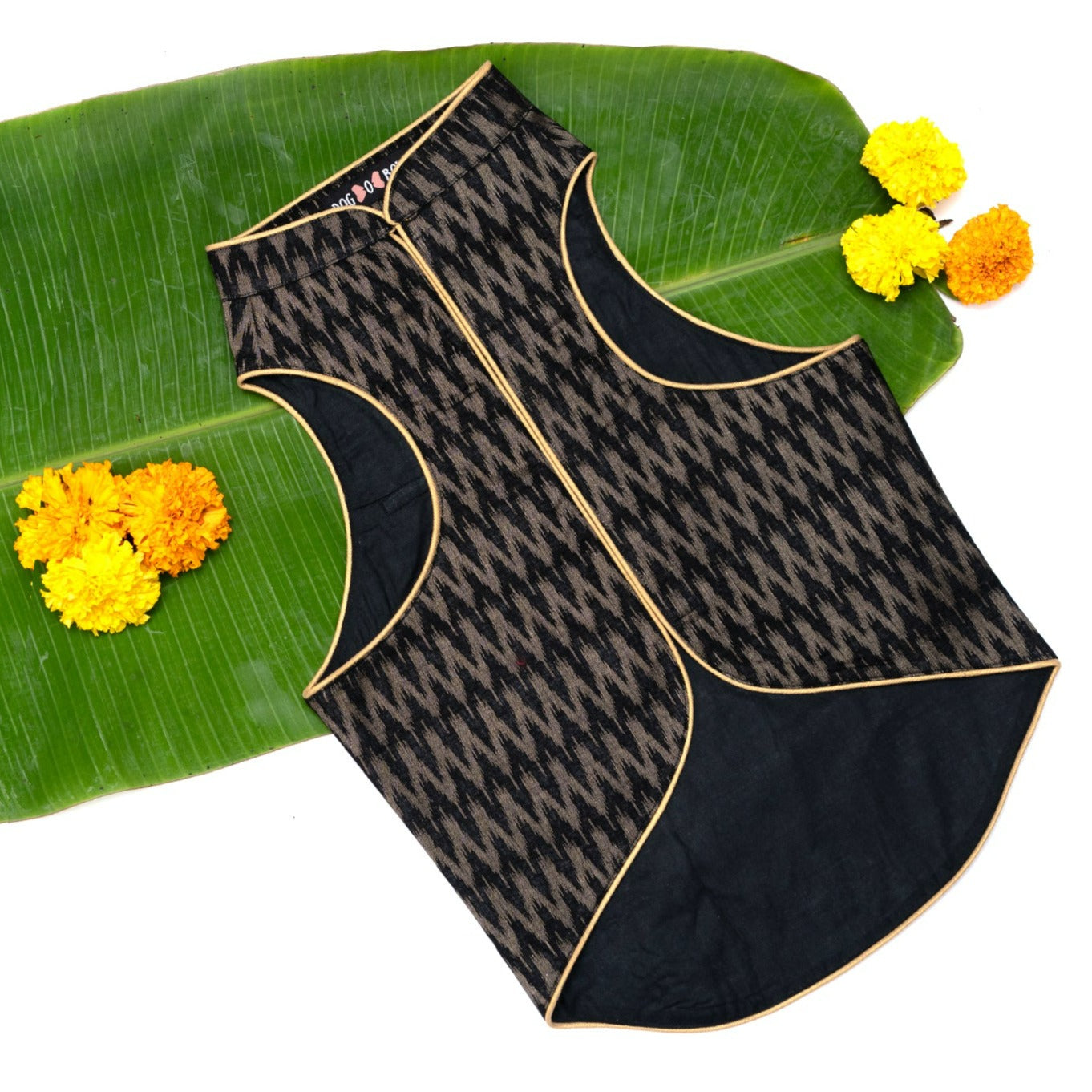 Black Ikat Sherwani