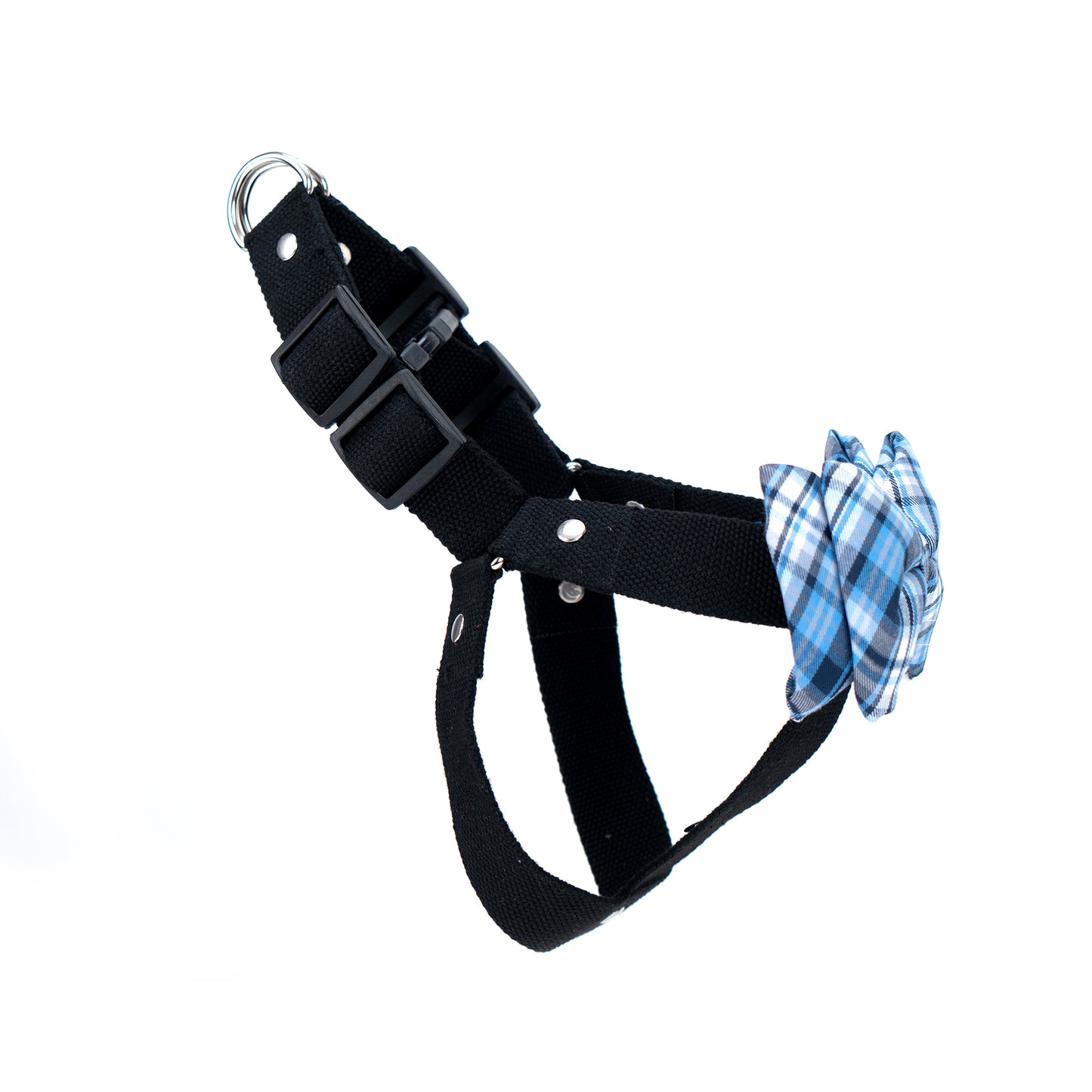 Black Step-in Harness with Bow