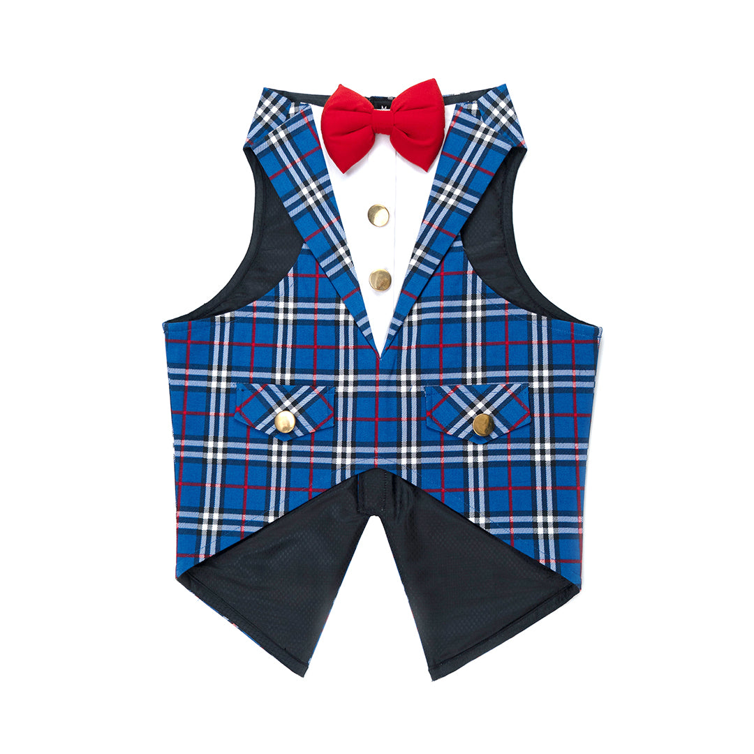 Blue Check Tuxedo