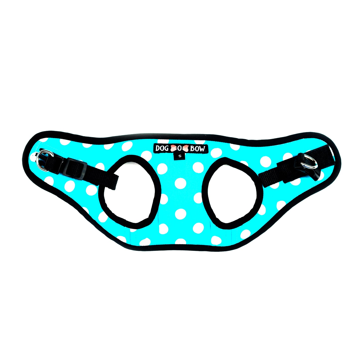 Blue Polkadot Body Suit Harness