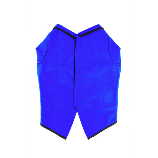 Blue Framed Lapel Tuxedo with Sleeves