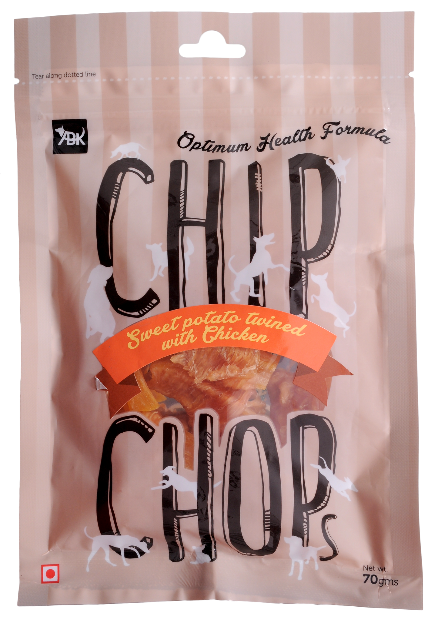 Sweet Potato Twined With Chicken 70gm