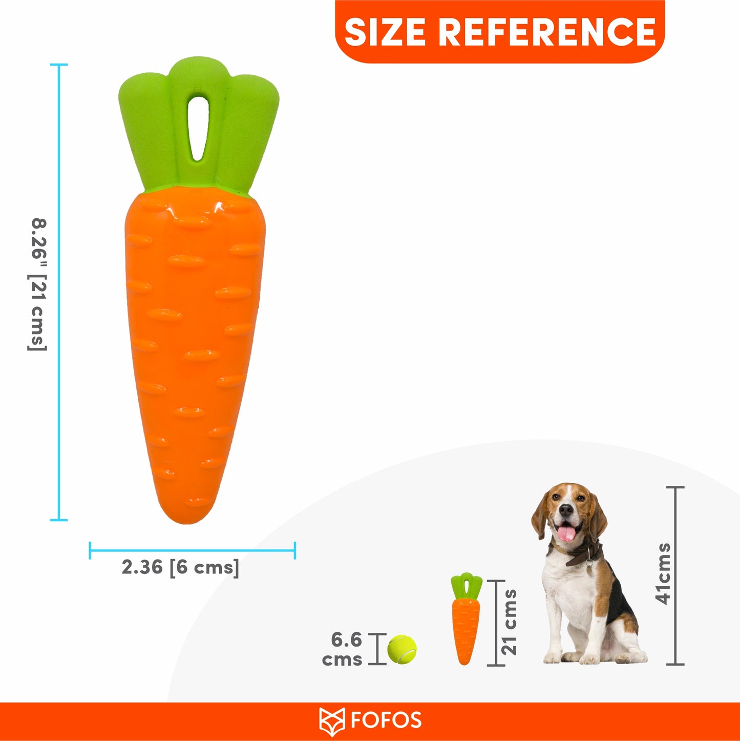 Fofos Vegi-Bites Carrot