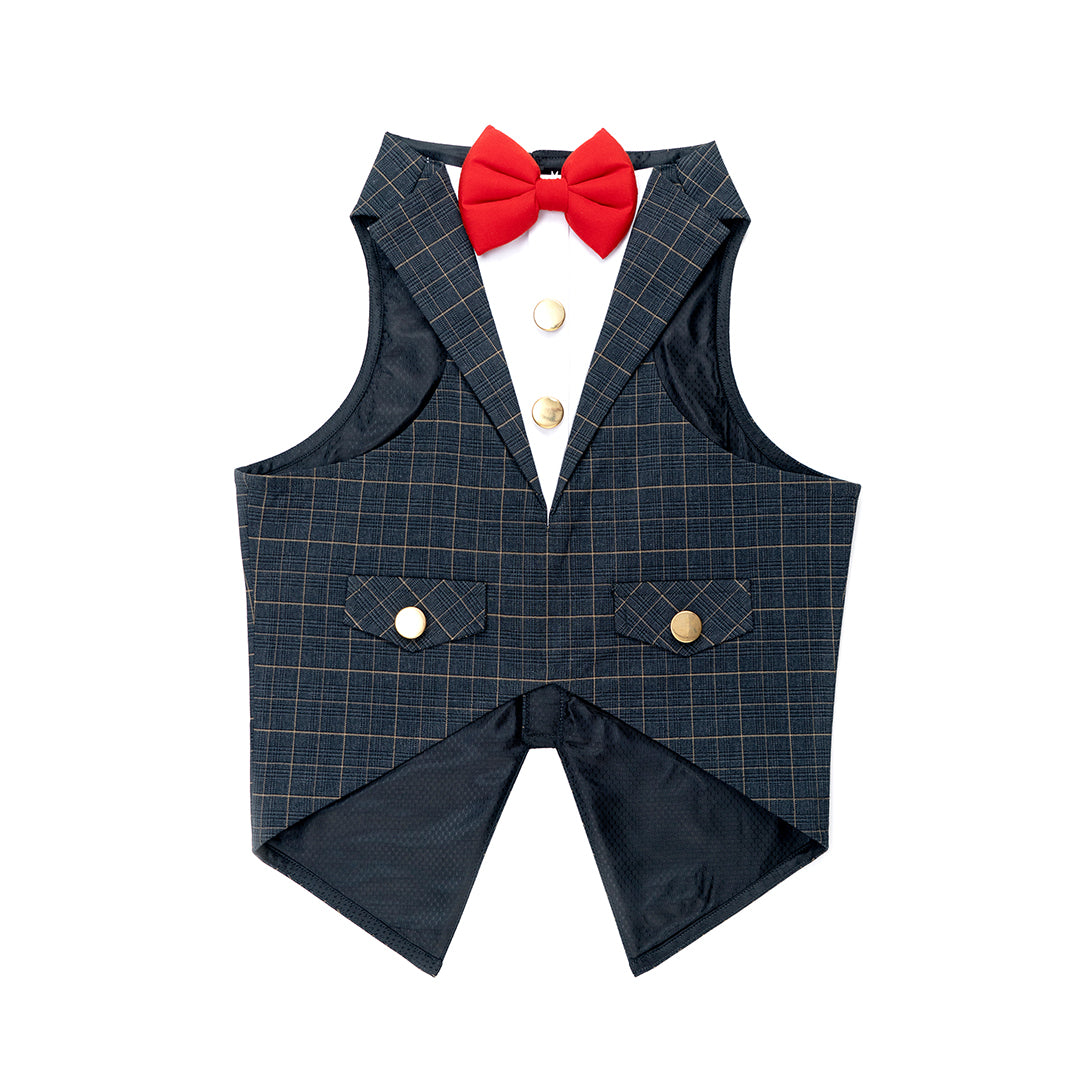Charcoal Check Tuxedo