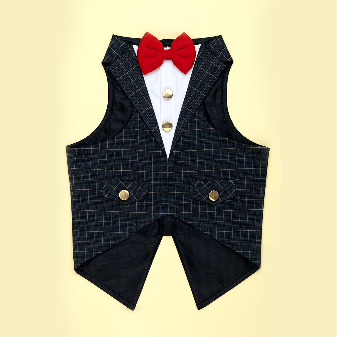 Charcoal Check Tuxedo
