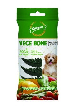 Gnawlers Puppy Snack Vege Bone 60gm
