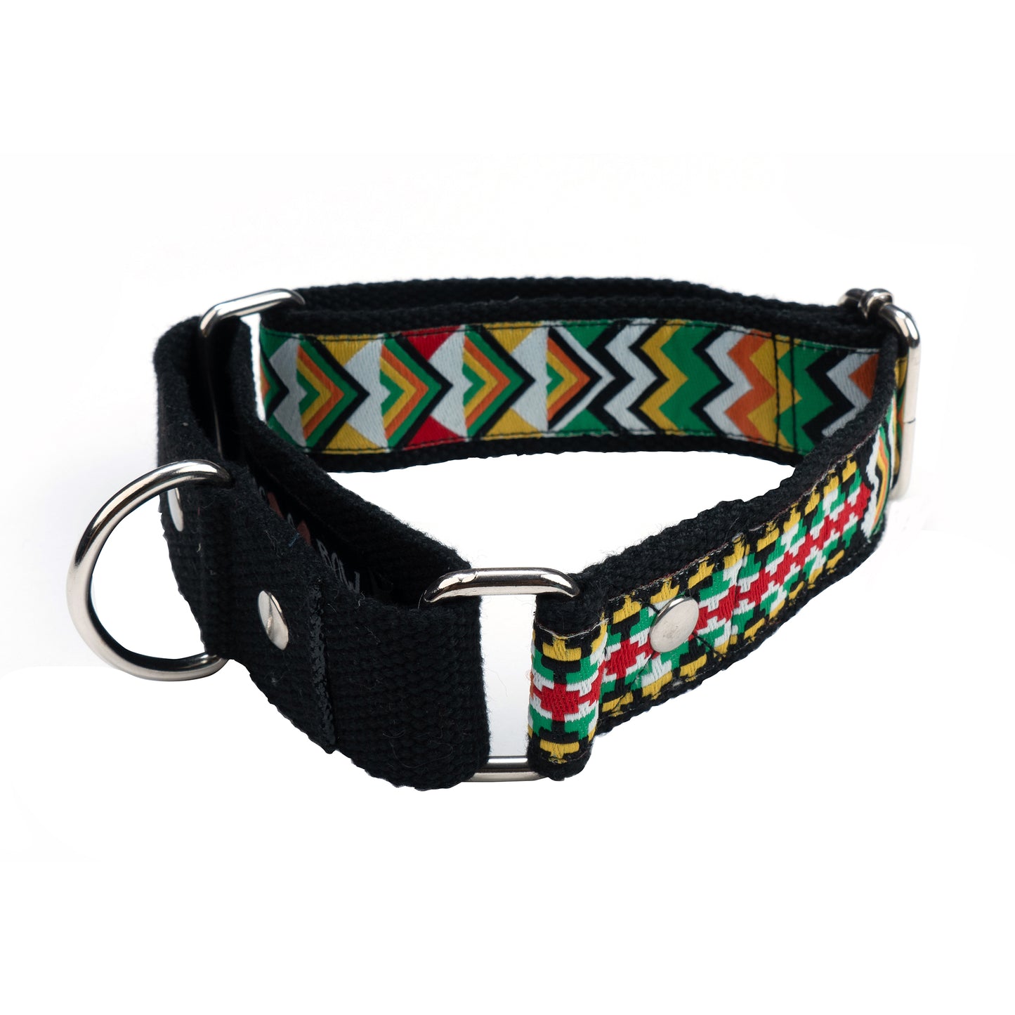 Green Aztec Martingale Collar