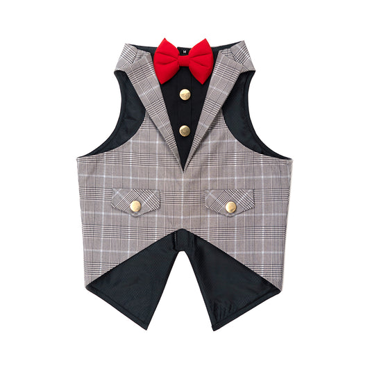 Grey Check Tuxedo