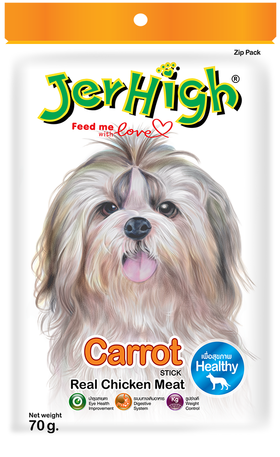 Jerhigh Chicken Carrot Stick 70gm