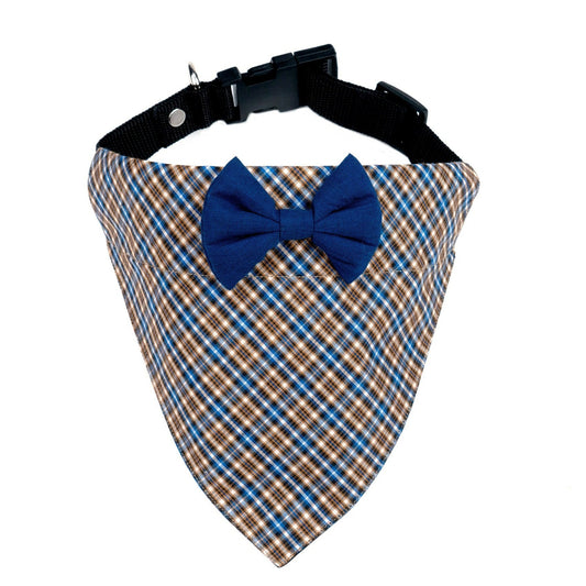 Madras Check Collar Scarf