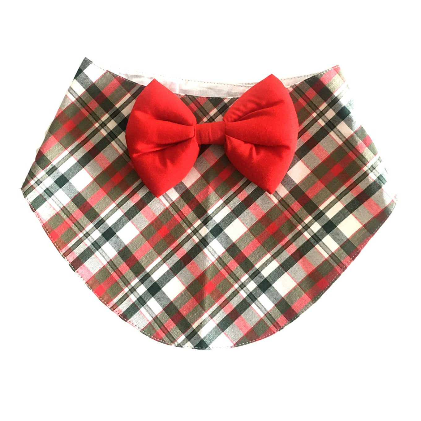 Olive Check Bandana