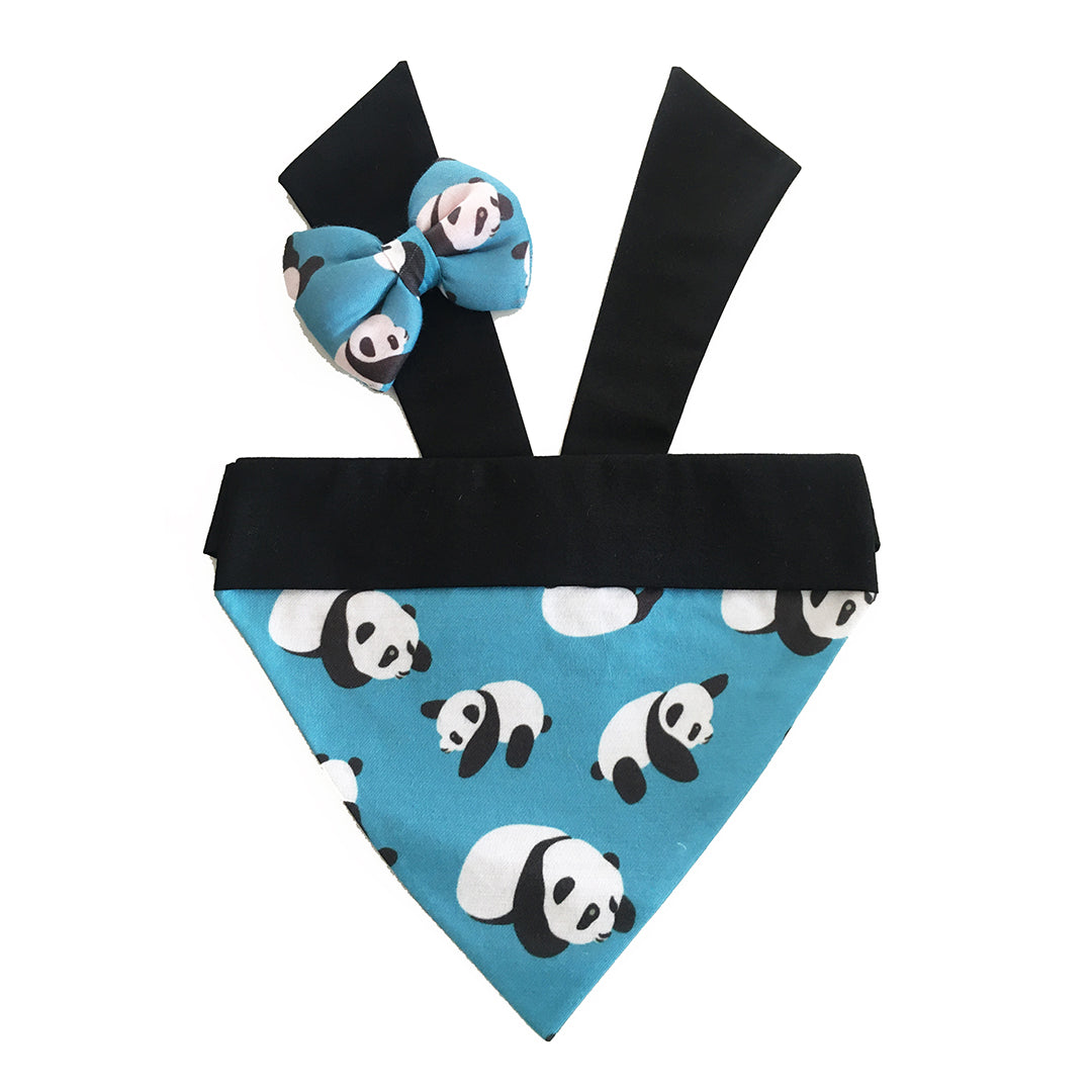 Panda Print Sash Bandana