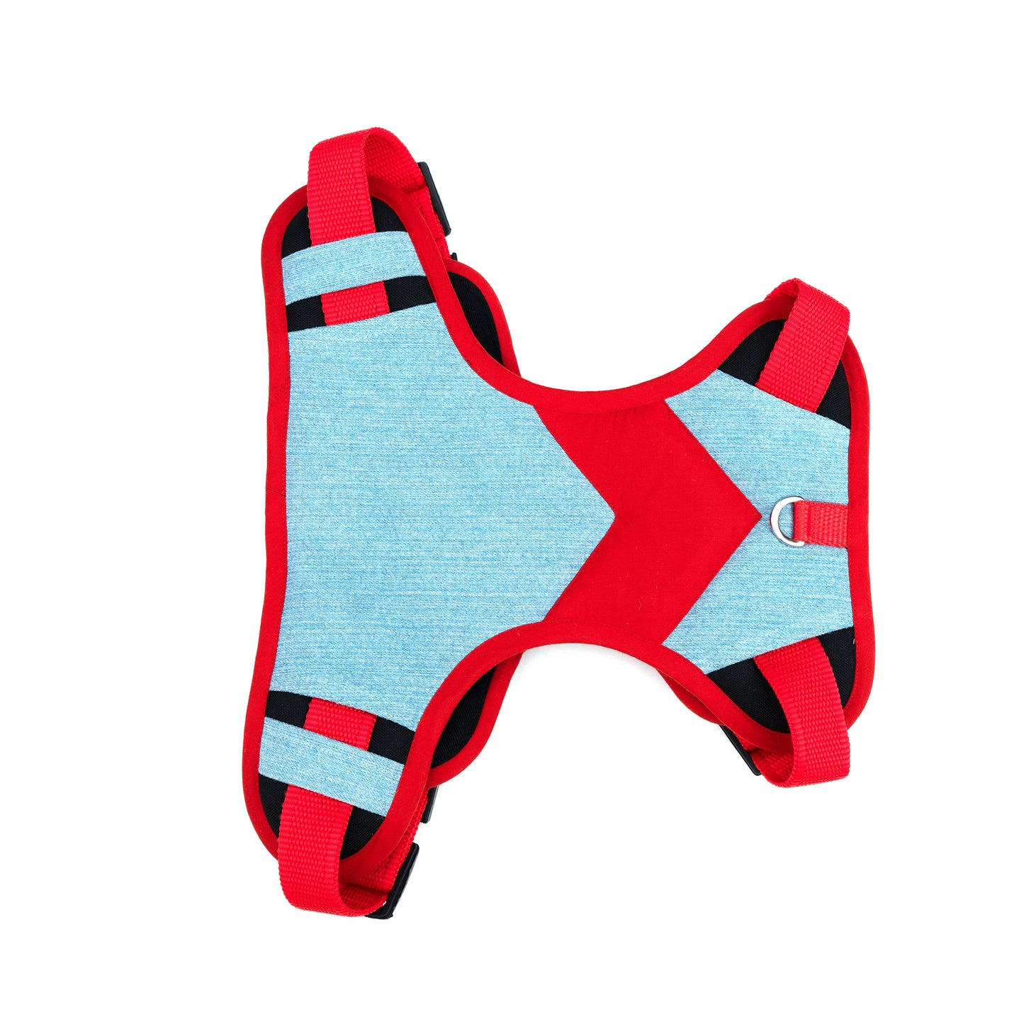 Red Teal Double Padded Harness