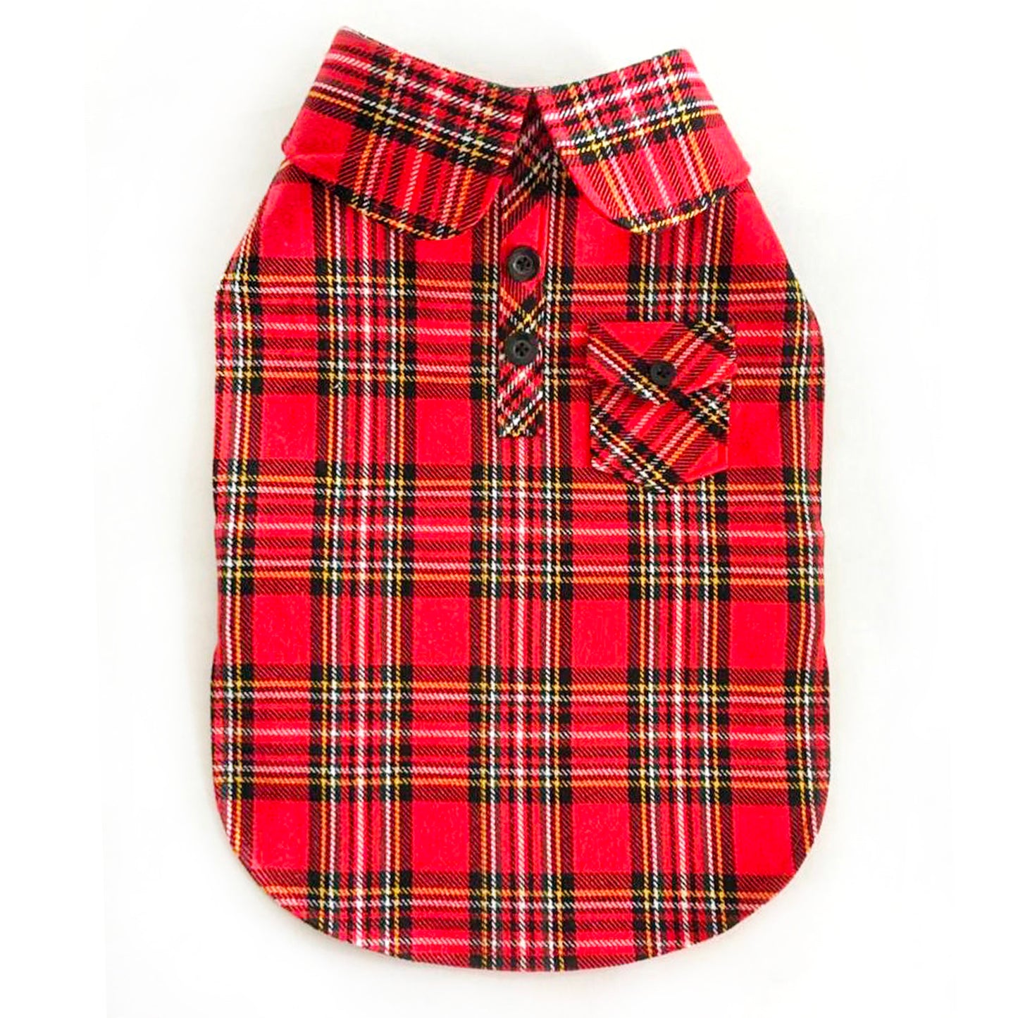 Red Plaid Shirt Wrap