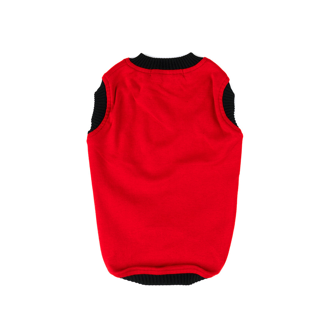 Red Plain Tank Top