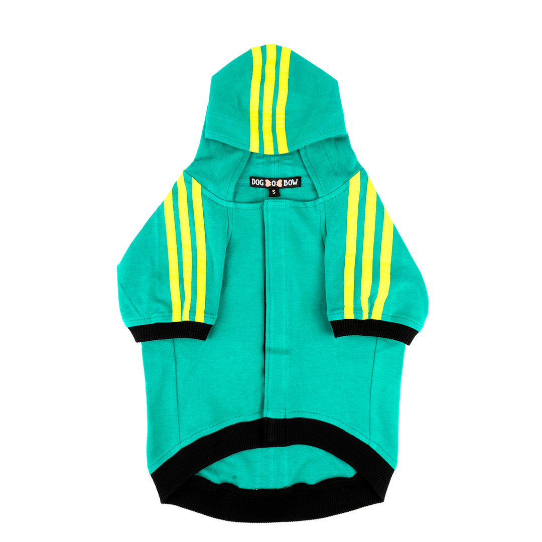 Teal Stripe Hoodies