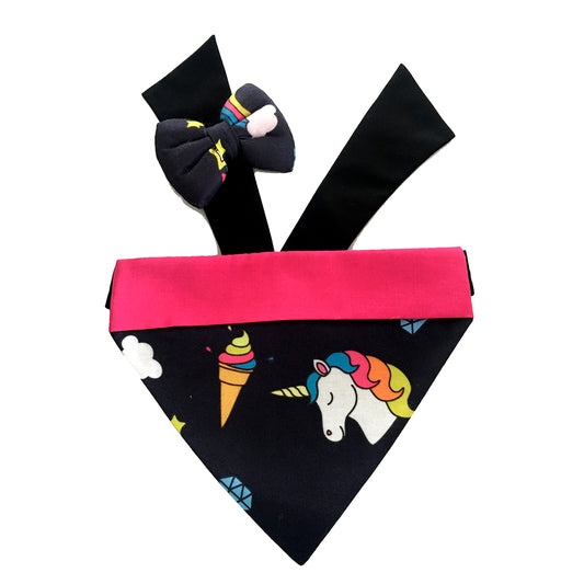 Unicorn Print Sash Bandana