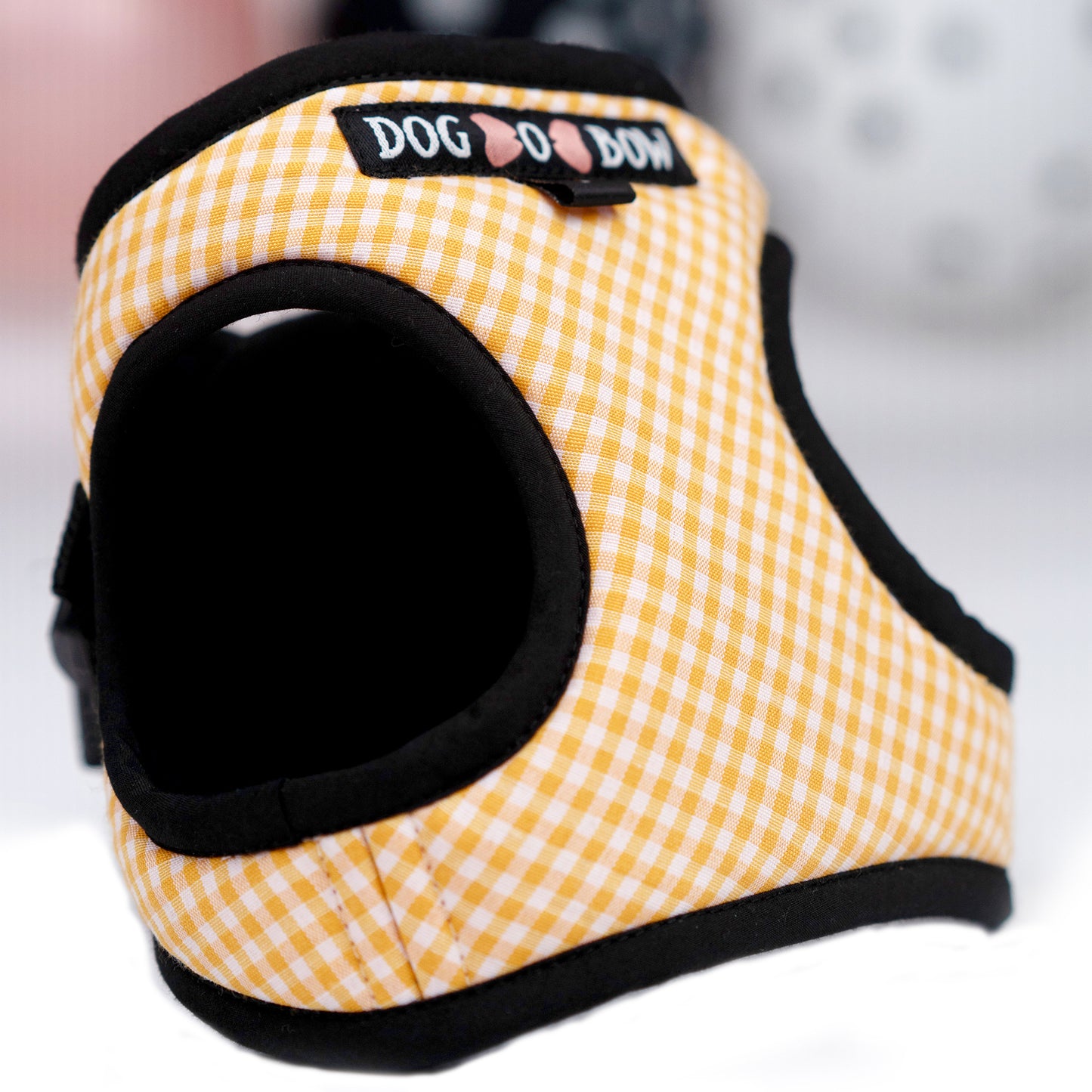 Yellow Gingham Body Suit Harness