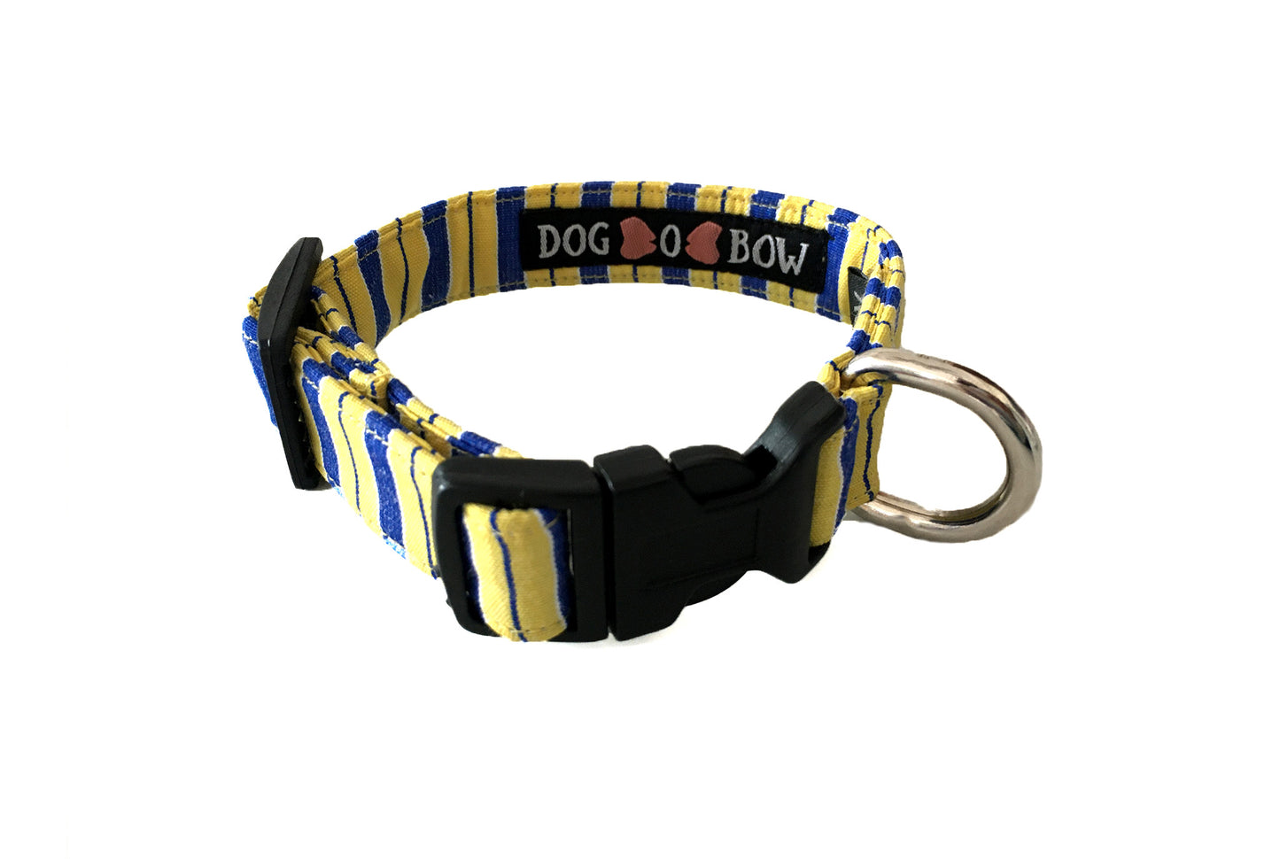 Yellow Stripe Printed Collar