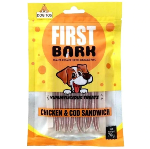 Chicken & Cod Sandwich 70gm