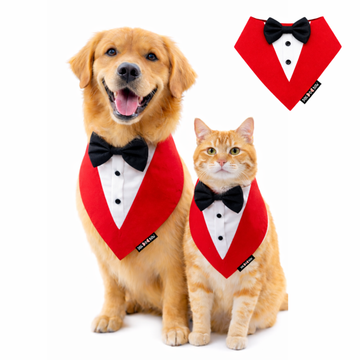 Red Tuxedo Bandana