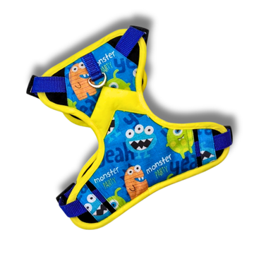 Monster Print Double Padded Harness