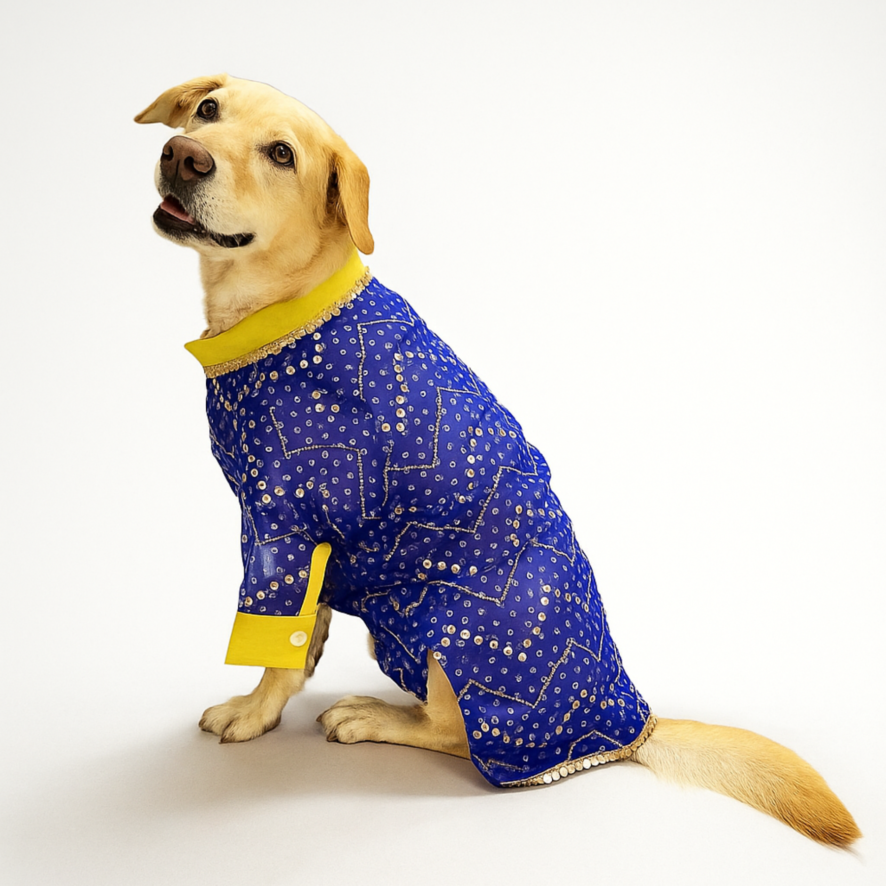 Blue Mirror Kurta