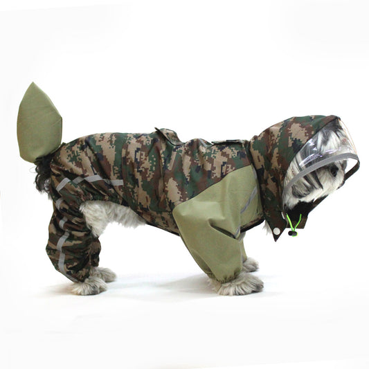 Green Camo Dino Raincoat