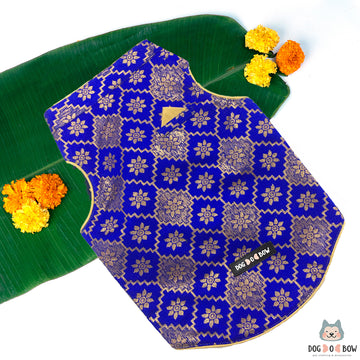 Royal Blue Diamond Sherwani