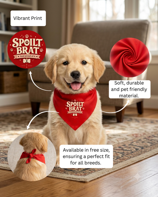 Spoilt Brat Pet Bandana