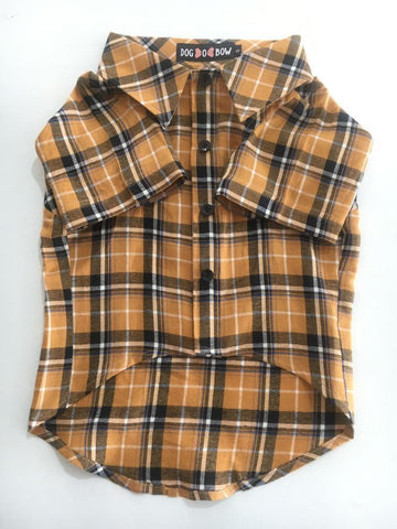 Mustard Yellow Check Shirt