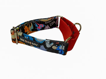 Pokemon Print Martingale Collar SMALL