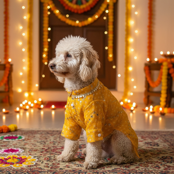 Yellow Mirror Kurta