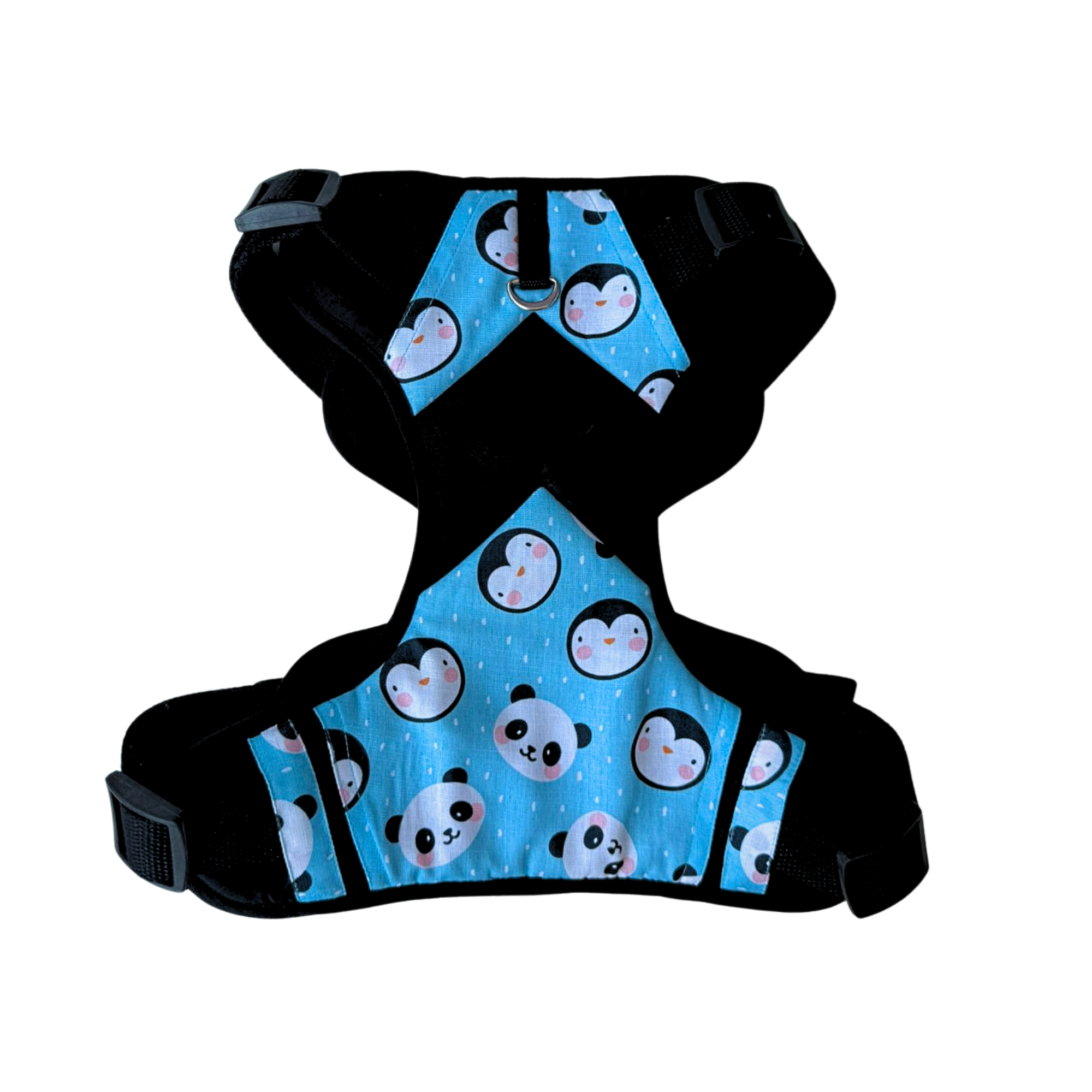 Panda Printed Double Padded Harness