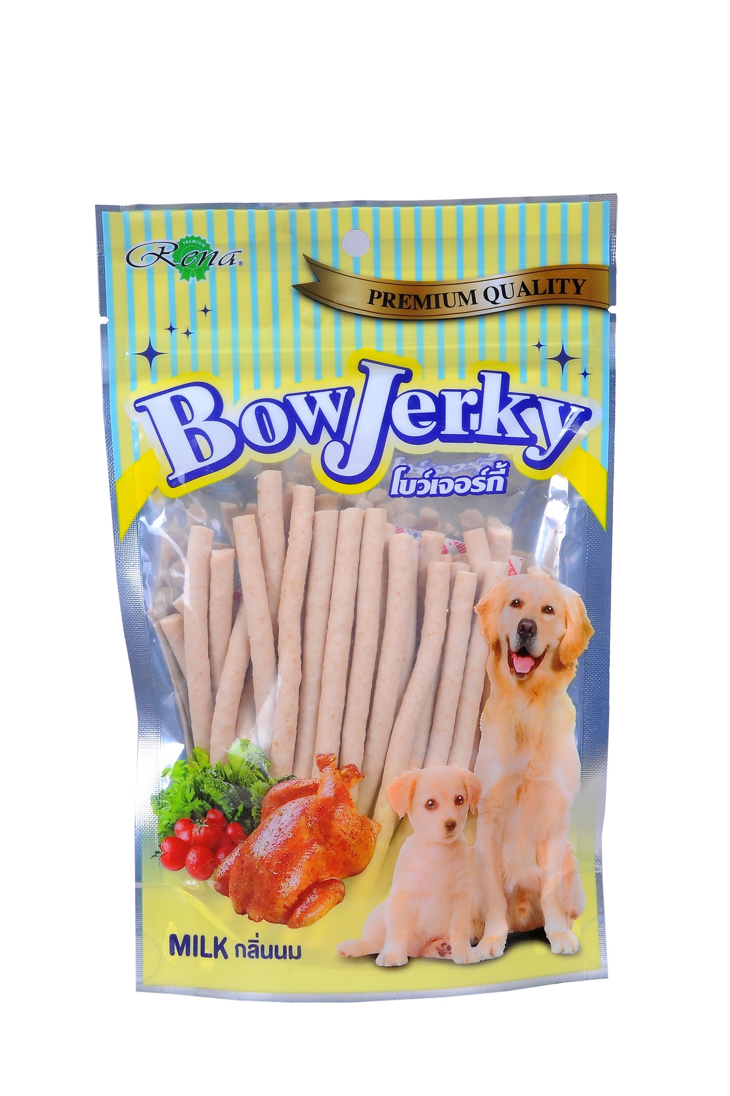 Bow Jerky Milk Sticks 200gm