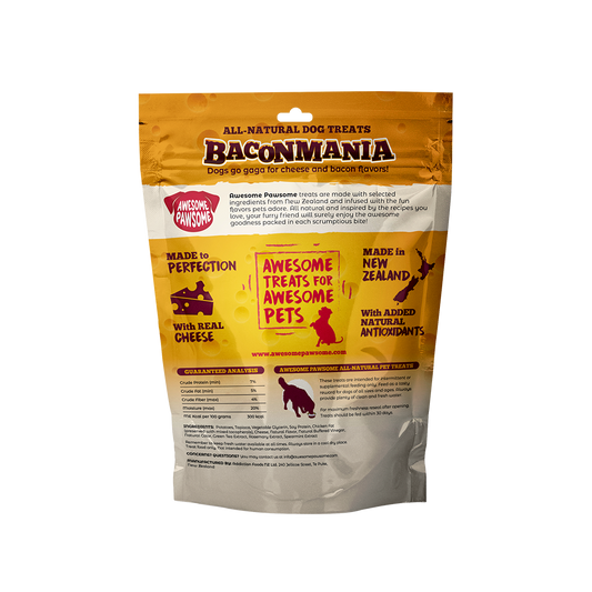 Baconmania All-Natural Grain -Free Dog Treats 85gm
