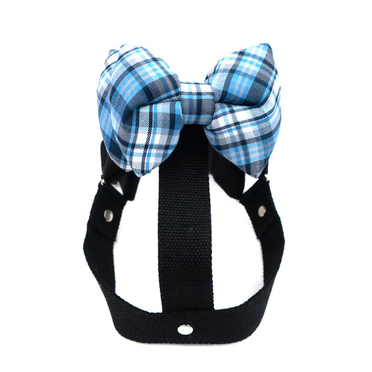 Black Step-in Harness with Bow