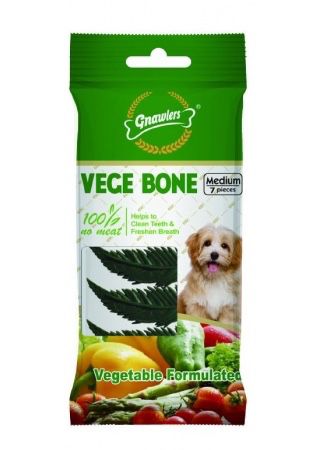 Gnawlers Puppy Snack Vege Bone 60gm